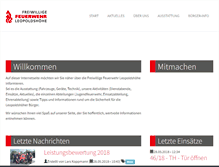 Tablet Screenshot of ff-leopoldshoehe.de